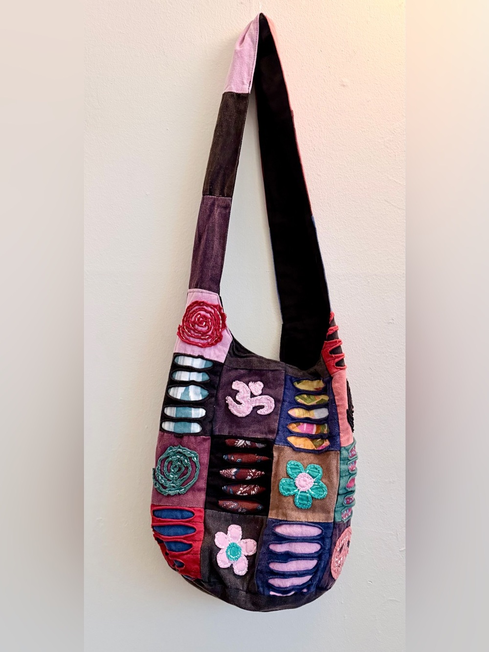 Hippie Multicolored Hobo Bag